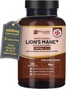 ビタミンB1、B6、B12&ブラックペッパー付きライオンズマネッシュルームマッシュルームサプリメント4000mg - 180超強度ビーガン錠50%多糖類(粉末やカプセルではありません)  英国で独自に作られた