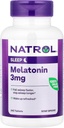 NatrolのMelatoninは眠るより速い滞在の眠るより速い吸着100のベジタリアン3mg、(タブレット)、240の計算助けます