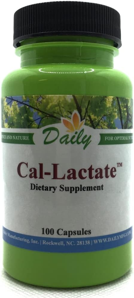 毎日の製造カルシウムLactateTM 100カプセル