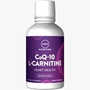 MRM栄養コク10 L-カルニチン液 | オレンジバニラ風味 | エネルギー + 抗酸化剤 | 自然由来のコク-10|32 サービング