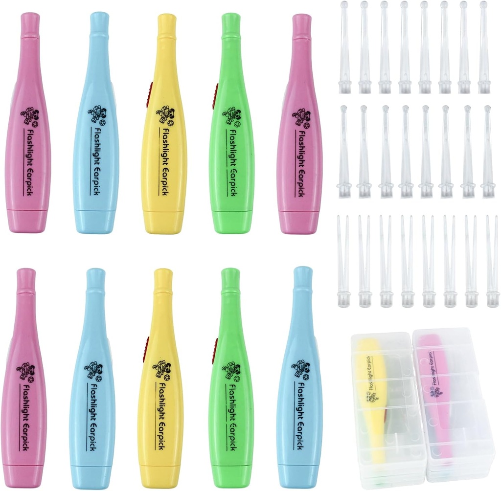 12部分の耳のワックスの取り外し用具は大人および子供の耳の健康の心配のための耳のワックスのReusable耳の一突きのピンセットの耳の洗剤を拭きます