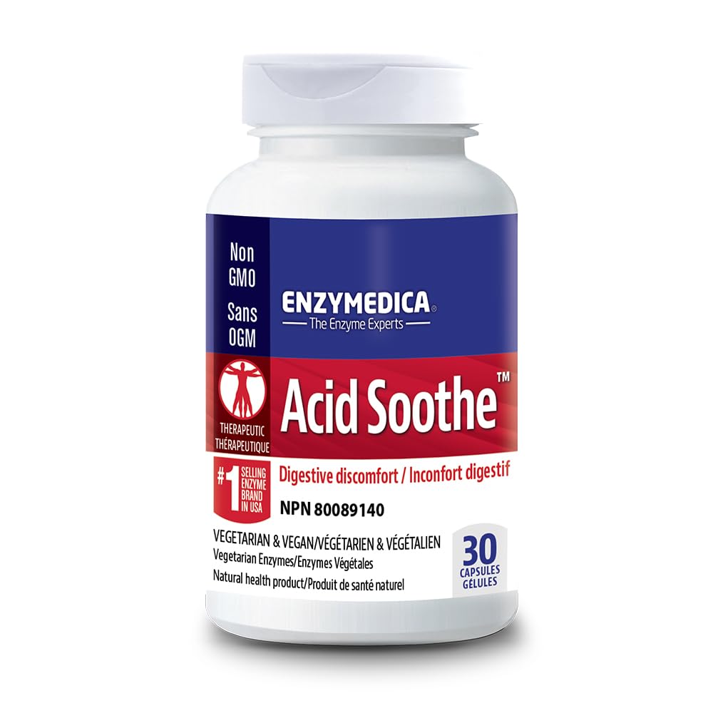 Enzymedica、酸のSootheのOccasional Heartburnのためのサポート、酵素及びSoothingのハーブとの3 1の方式、30の計算