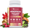 女性のための更年期サプリメント、10億CFU Probiotic、19-in-1 Multivitamin&Ashwagandha Extract、DIM、ホルモンバランス、サポートホットフラッシュ、ナイトスウェット、気分、睡眠|Vegan、120カプセル