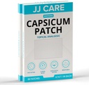 JJ CAREのCapsicumのパッチ(40 PCS)、4.7" x 7.1"はCapsaicinのパッチ、首、肩、筋肉痛みのためのCapsicumのパッチ- 8時間の救助をかぶせます