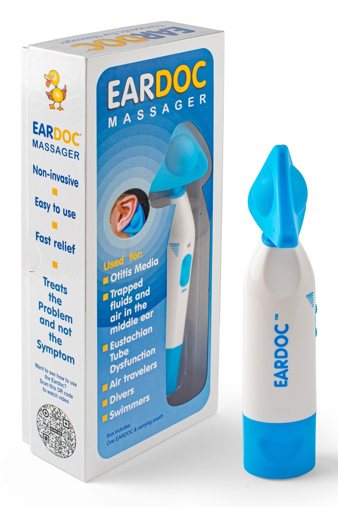 Eardoc - 耳の圧力救助装置、大人のための耳の感染症の処置、耳の痛みの軽減、Eustachiの耳のunclogger、耳のポッパー、eustachianの管のunclogger、最もよい耳鳴りの救助、耳の心配プロダクト。