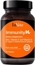 Invite Health Immunity HxTM - 健康な免疫システムをサポート - ビタミンC、ビタミンD3の50 mcg(2000 IU)と30 mgの亜鉛 - 30錠(2パック)