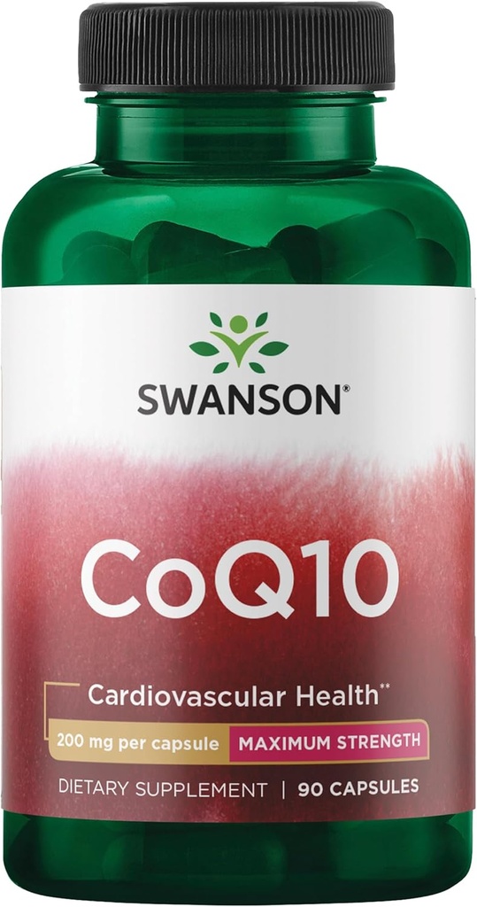 Swanson CoQ10の心臓血管の脳エネルギーおよび中心の健康の酸化防止サポート補足200のmg 90のカプセル
