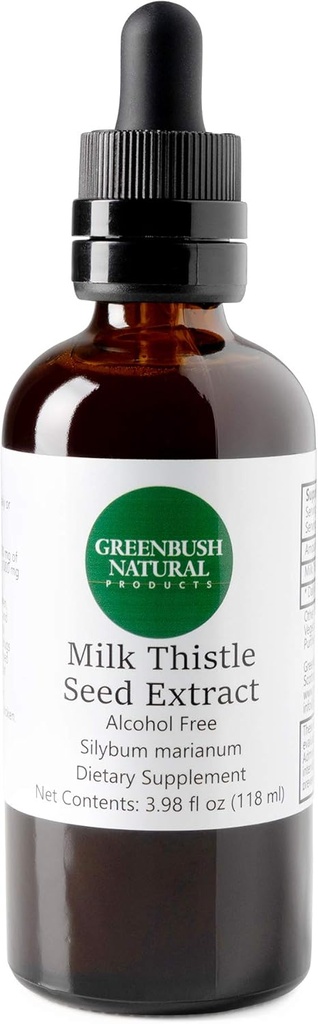 Greenbush ミルク 乳液濃度 | 4 oz 液体エキス | 肝健康