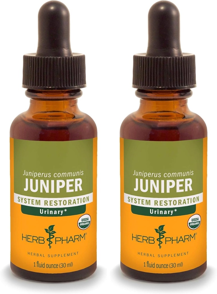 Herb Pharmは泌尿器系サポートJuniper 1 Fl Oz (パッケージ2)のための有機液体のエキスを証明しました