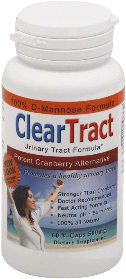 Cleartract D-mannose, 60 Caps by ClearTract (Pack of 3) 3