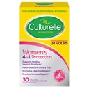 プレバイオティクスを持つ女性のためのCulturelle Probiotics - 腟、消化管、尿道および免疫の健康のための4-in-1 - pHバランス、ブロッティング&ガス救済 - 毎日のベジタリアンカプセル、非GMO - 30カウント