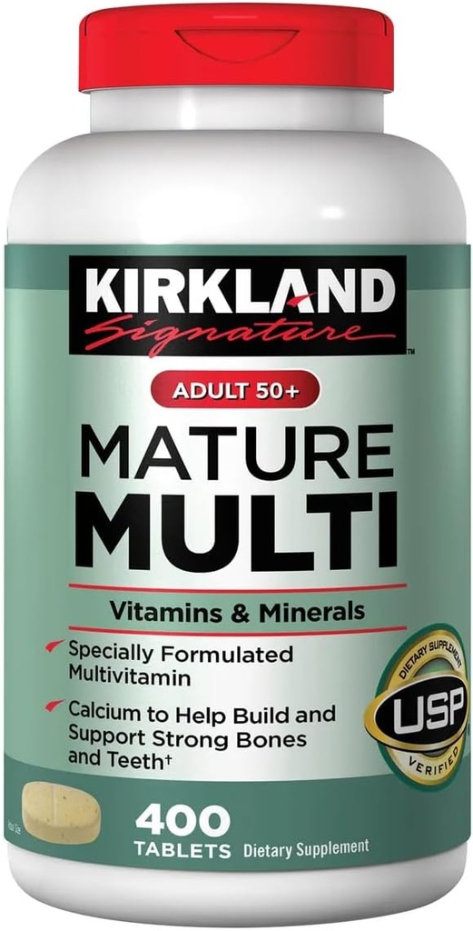 Kirkland Signature 大人 50 + 成熟した マルチ, 400 錠 1