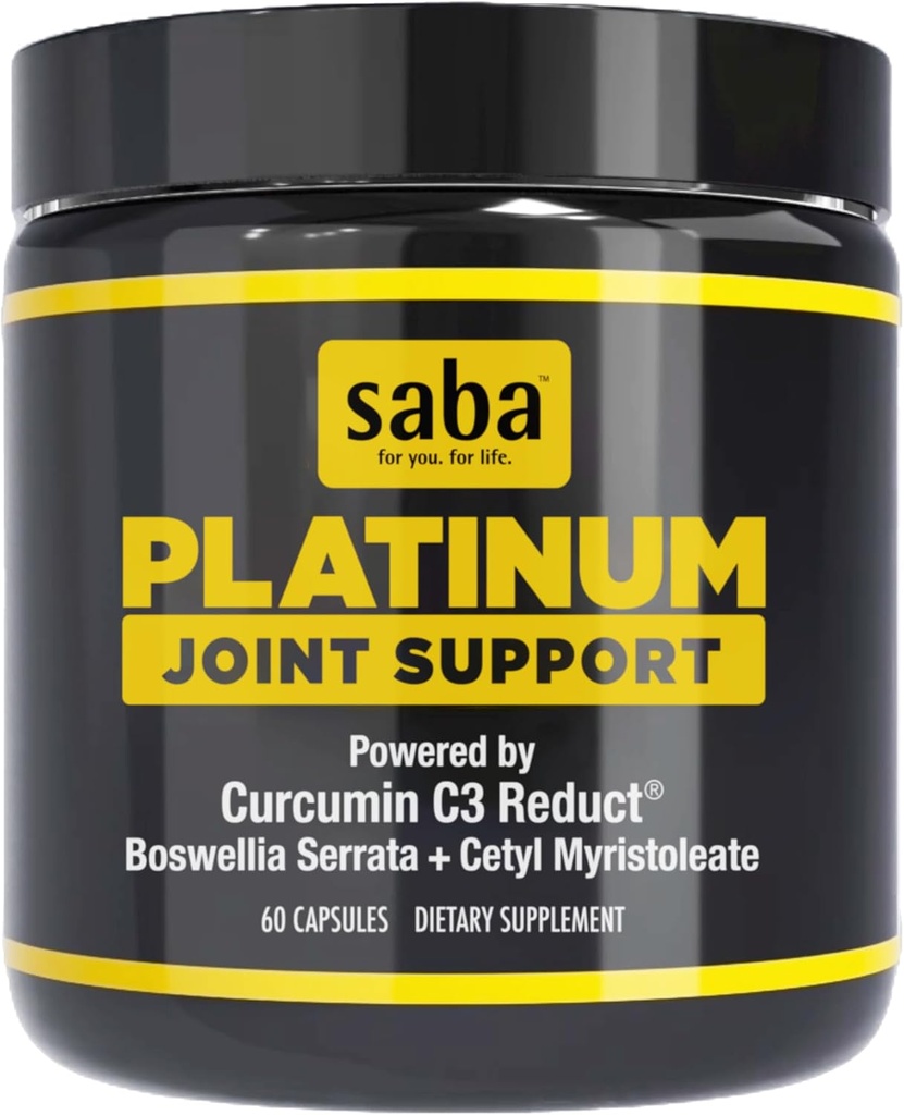 Saba Platinum: 共同サポート - 高速機能と強力なフォーミュラ - 60カプセル