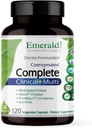 EMERALD LABSはメチル化された葉酸塩、ビタミンD3、消化酵素及び腸の健康、免疫サポート及び多くのための多くとの完全な臨床多Multivitaminを完了します* - 120の野菜カプセル(30日の供給)