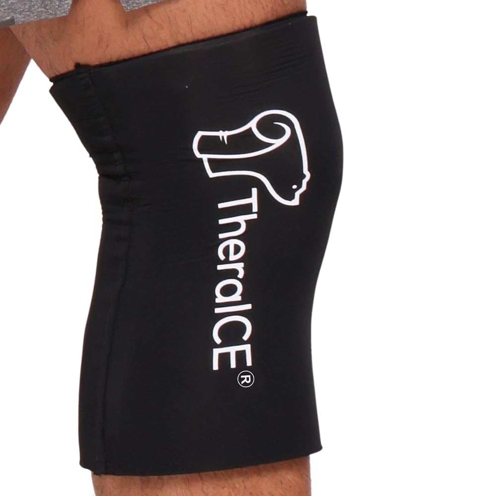 Theraice Kneeのアイスパックは傷害、再使用可能なゲルの冷たいパックの支柱のための圧縮の袖を肘、足首及びCalfのためにまた包みます-MCLの痛みの救助のための適用範囲が広い冷たい覆いの回復
