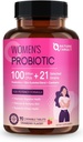 NATURE TARGET Probiotics for Women Digestive Health with 100 Billion CFU, 女性 Probiotics for Gut Health & Immune Support, Skin Care, with Cranberry & D-mannose, 90 Chewable タブレット (45 日の供給)