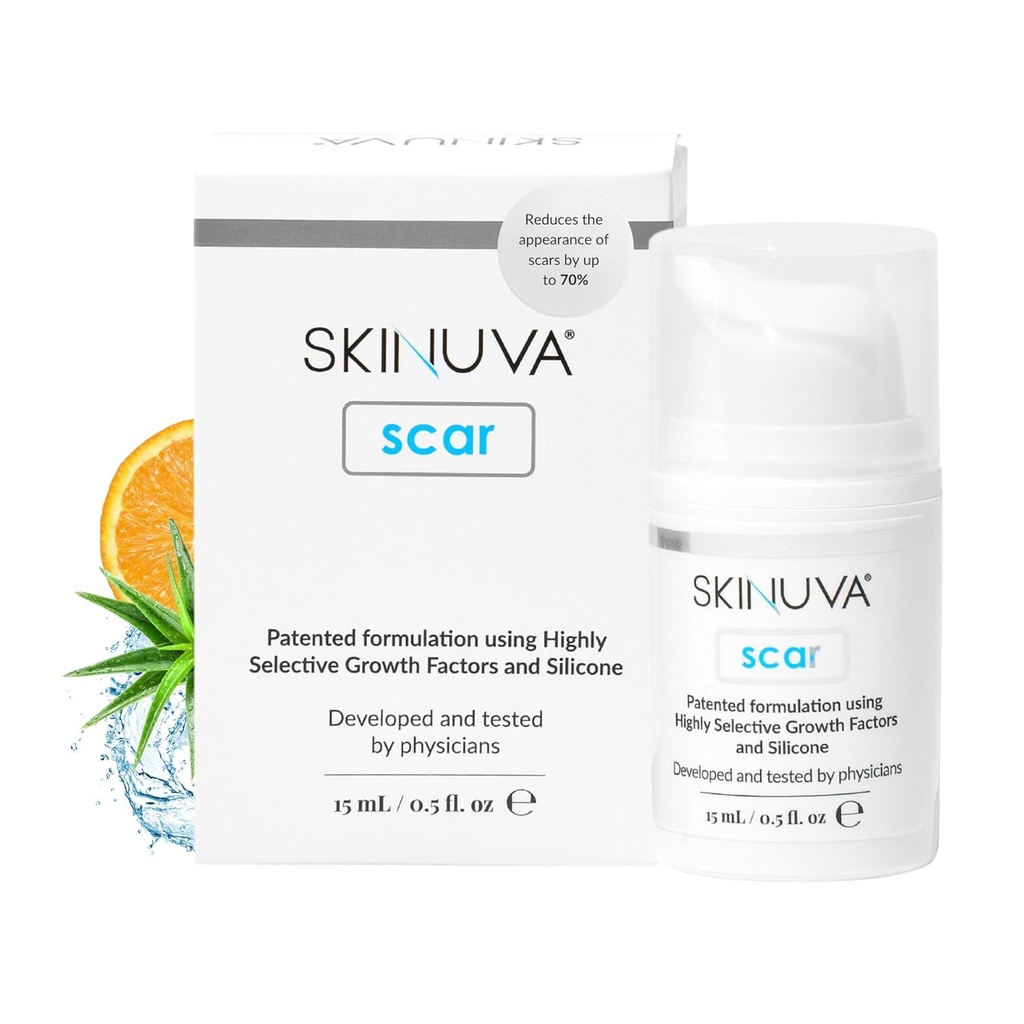 Skinuva®次世代スカークリーム - 成長因子(0.5 oz)で配合された高度なスカークリーム