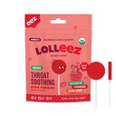 Lolleez Organic Lollipops for Kids Sore Throat Edwards, Variety Pack パーフェクト のために Soothing a sore Throat 同時に Tasting Great, Strawberry, Watermelon & Orange Mango, 28 カウント