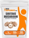 BulkSupplements.com 椎茸の茸エキスパウダー - 椎茸のマッシュルームパウダーサプリメント、免疫サポート - ビーガン&グルテンフリー、サービングあたり1g、100g(3.5オンス)(パッケージ1)