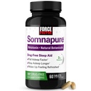 力率のSomnapureはMelatonin及びValerian、非習慣形成の睡眠の丸薬、落下睡眠の留め具、Wake Upのリフレッシュされる60のタブレットとの時事のための大人の無病眠の援助を眠ります