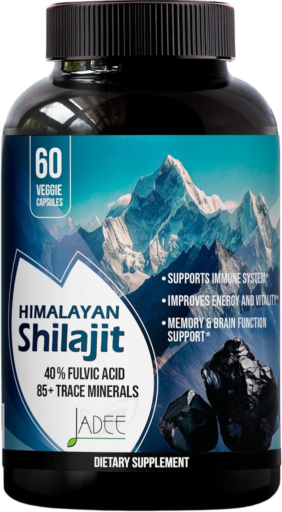 5000mg Himalayanのシラジットは人及び女性のためのカプセル- 40%のフルヴィック酸+ 85+ --を-------------------------------------------------------------------- ミネラルをトレース