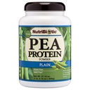 NutriBiotic Pea Protein Plain, 21 Oz | 低炭水化物ビーガン植物プロテインパウダー | 100% 成長し、米国で処理 | おいしいクリームとBCAA-リッチ | 化学品なしで製造, GMO & グルテン | ケトフレンドリー