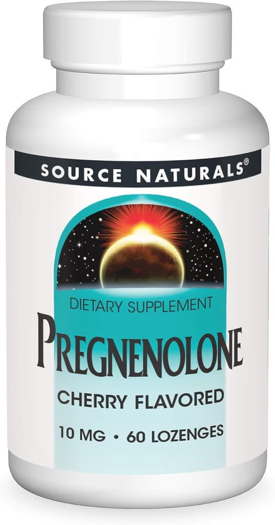 源のNaturals Pregnenolone、10mg - 60のチェリーのロゼンジ
