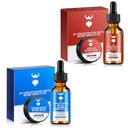 サンダルウッドは男性とバニラベアード成長油のための2X集中バイオチン、男性のための2X集中バイオチン、天然成分と濃厚な顔の毛の成長油で育つ