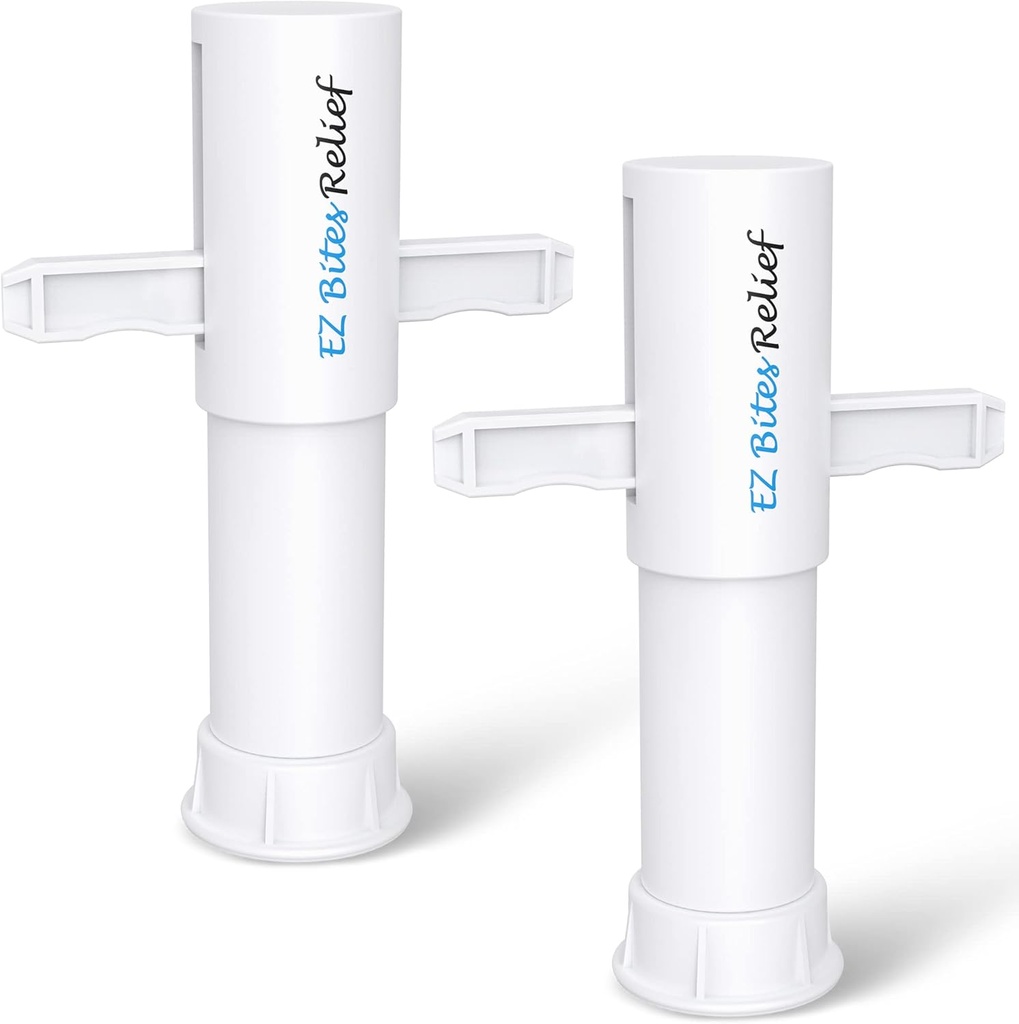 Memine EZ は救助の吸引用具- 2 のパックの蜂のsting およびBite Itch の救助のサリバ/Venom の取り外し、Itch からの一時的な救助および膨張、キッドFriendly の白を包含します