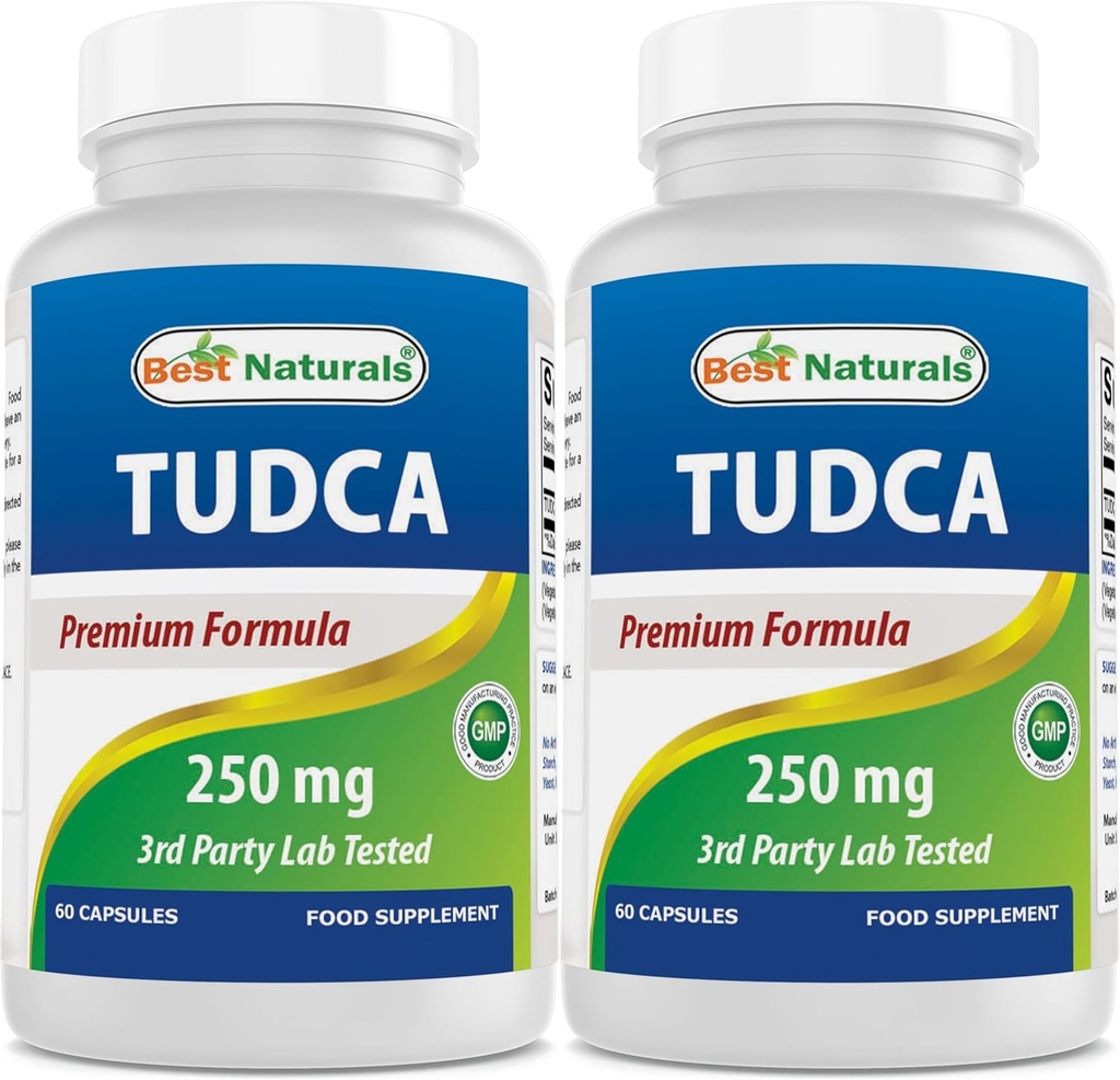 最高のナチュラルTUDCA 250mg(タウルソデオキシコール酸) - 60ベジカプセル - 2ヶ月の供給(60カウント))(60カウント(2)))