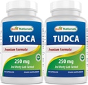 最高のナチュラルTUDCA 250mg(タウルソデオキシコール酸) - 60ベジカプセル - 2ヶ月の供給(60カウント))(60カウント(2)))