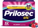 Prilosec OTC、Omeprazoleは解放20mg、酸の減力剤を遅らせましたり、24時間の救助、すべての日、すべての夜*、炉の薬、20mgのWildberryの味、42のタブレットのための頻繁な炉を扱います
