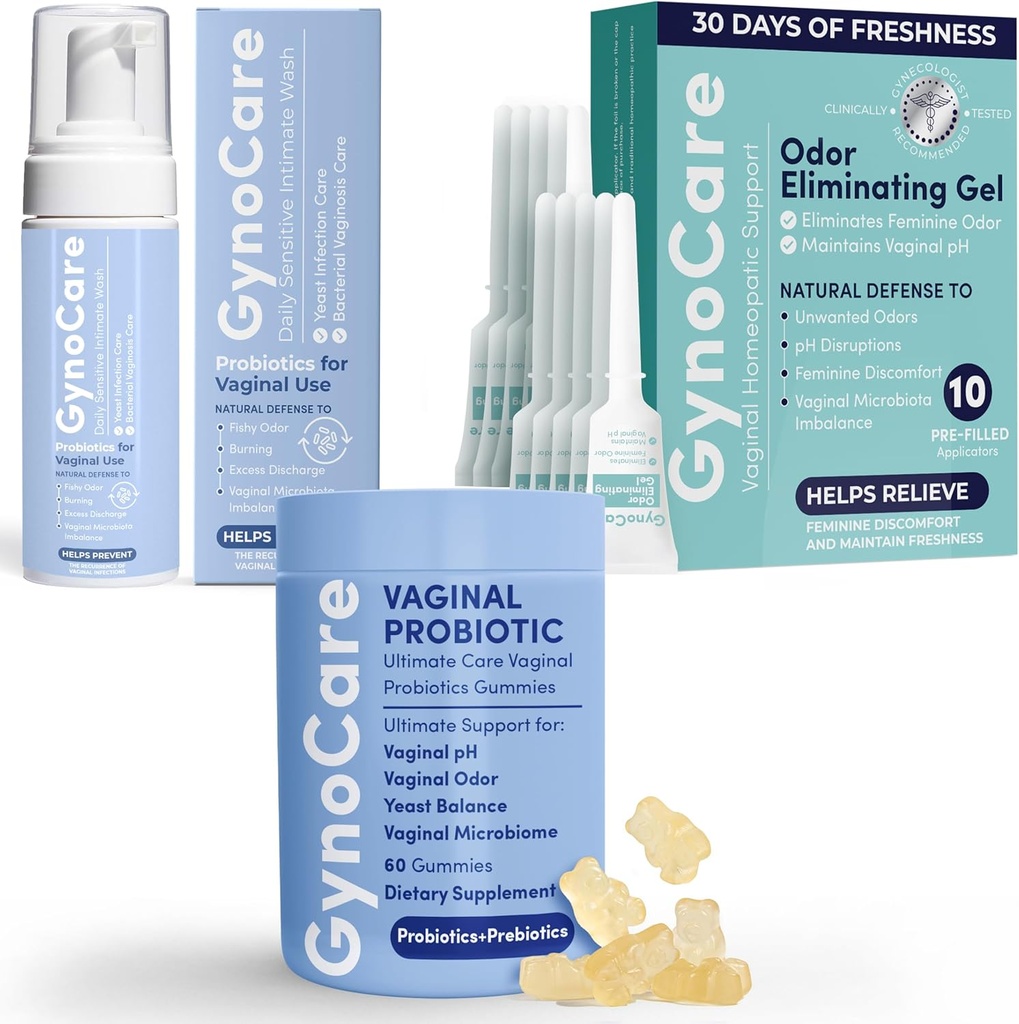 テラメッド・ジャスト・シンク・コンフォート・包括的なフェミニン・ウェルネス・バンドル - pHバランス、臭気コントロール、健康を刺激するためのトリプル・サポート