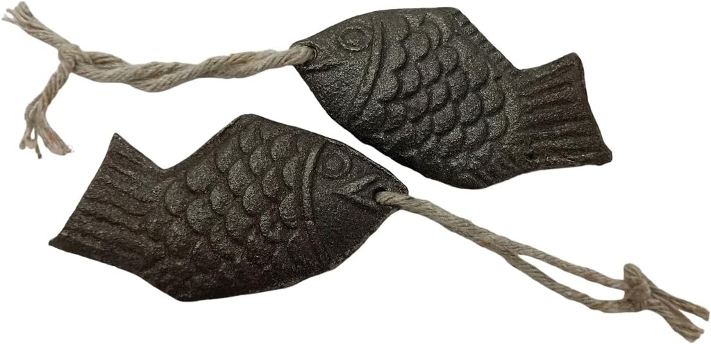鉄の魚, 欠乏のための2パックの魚, 鉄の自然なソース, 食品や水に追加するための安全な調理ツール, 欠乏のリスクを減らす, 妊娠中の女性のためのサプリメント & ビーガン