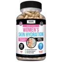 かやナチュラルスキン水和ビタミン - 女性丸薬 - 皮膚増強カプセル - 女性のための水分補給ブースター - 増加エネルギーを促進します。, 気分 & スタミナ - 乾燥の減少 - 30 野菜カプセル