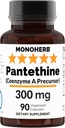 モノーエルブ カプセルごとのPantethine 300のmg - 90のベジタリアンのカプセル