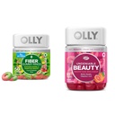 OLLY 繊維の Gummy リング、5g のプレバイオチン、ビタミン C、ケラチン、Chewable の補足のための DOS (Fructo-oligosaccharides)、Digestive サポート及びUndeniable 美の Gummy