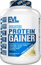 Evlution Nutrition Stacked Protein Gainer、50グラムWhey Protein Powder Complex、251グラム炭水化物、筋肉の構築、回復、ポストワークアウト、グルテンフリー(Vanilla Ice Cream、6 LB)