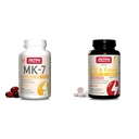 Jarrowの方式 MK7、骨の健康、90のmcg、120のSoftgels及び余分強さのメチルB-12 1000のmcg及びメチルは400のmcg + P-5-P、食事療法を Folate