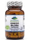 Ginkgo Bilobaカプセル - 400mgのGinkgo BilobaリーフとGinkoエキスサプリメントを備えたコシャヘルビーガンキャップ
