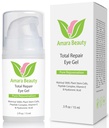 アマラ 美容 アイ クリーム ゲル ダーク サークルとペプチドとヒアルロン酸、0.5 fl. oz.