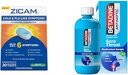 Zicam 冷たい症状の救済 Betadine Sore Throat Gargle、Echinacea & Sambucus Homeopathic タブレット、20 カウント & 8 FL OZ