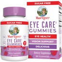 MaryRuth Organics Eye Care Gummies | 大人と子供のための眼の健康ビタミン | ルテインとゼアキサンチンサプリメント | 目のために | ヴィーガン | GMO | グルテンフリー | 90 カウント