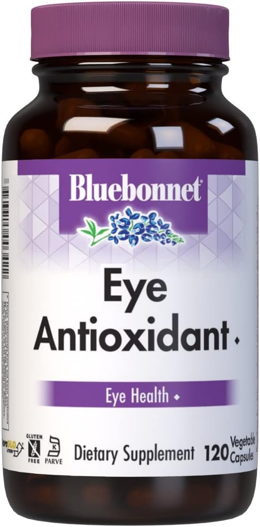 BlueBonnet Eye Antioxidant with Zeaxanthin Formula Vegetarian Capsules, 120 vcaps