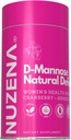 Nuzena D-Mannose + クランベリー 150 mg と 1000 mg, パック 60 ハイビスカス花 100mg と 2 カプセルのサービングあたりのタンポポ 100mg の自然な防衛尿路サポート カプセル