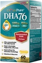 LABOの栄養のOmaxPure DHA76オメガ3の魚油、超集中された76% 950mg DHA、EPA、60の計算、薬剤の等級、中心、接合箇所のためのSupercritical CO2の抽出されたrTGの形態、脳及び免疫の健康