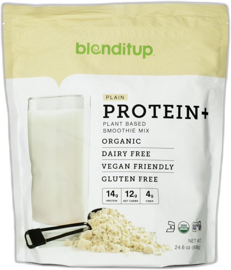 Blenditup Protein + スムージーミックスオーガニック(24oz) 100%ビーガン, グルテンフリー