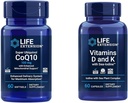 ライフエクステンションスーパーUbiquinol CoQ10 強化ミトコンドリアサポート&ビタミンDとK 海ヨウ素、ビタミンD3
