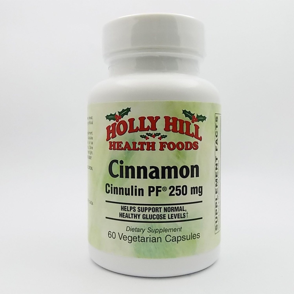 ホリーヒル健康食品、シナモン、Cinnulin PF 250 MG、60ベジタリアンカプセル