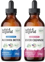 ワイルド&オーガニックアルコールデトックス チンチャー 4 fl oz & 肝臓クレンジング チンチャー 4 fl oz